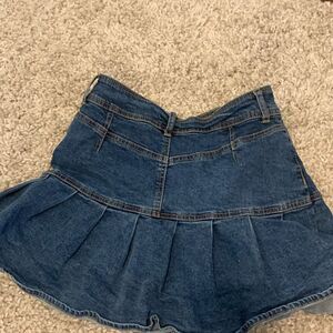 Denim Mini Skirt